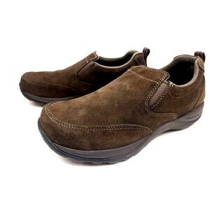 LL Bean Suede Sport Moc Clogs. Women’s 9.5 Med Brown